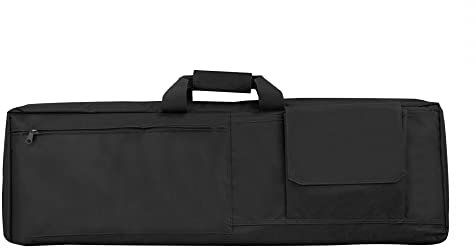 MiOYOOW Waffentasche, 85x30x6cm Gefaltet Futteral Gewehrkoffer Tasche mit Eingedickter Schwämme Anti-Vibrations Schrotflinten Rucksack für Jagd Schießtraining Angeln
