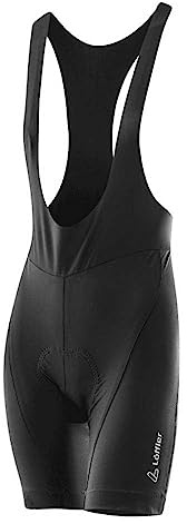 Löffler Hotbond Fahrrad-Trägershorts Damen schwarz