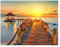 SHEGZHUC 5D Diamond Painting Sonnenuntergang 50x40 cm Mit Eckigen Steinen - Strand Meer Landschaften und Natur Bilder für Erwachsene