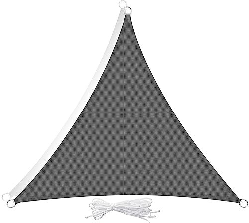 YWBXSHKD Voiles Dombrage Triangle ImperméAble Anti UV Protection RéSistant 2.4x2.4x2.4m, Toile D'Ombrage Protection Solaire, Voile Ombrage pour Jardin Terrasse ExtéRieur Camping