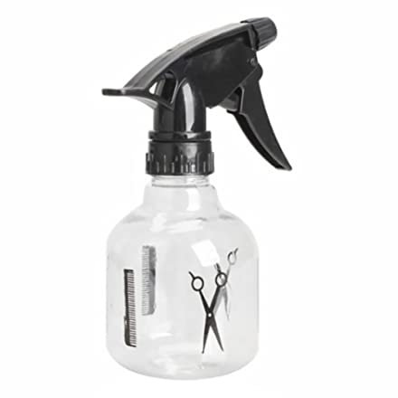 Veton de pulvérisation à eau pour cheveux, 300 ml de vide de pulvérisation de coiffeur transparent, bouteille d'eau de cheveux Monsieur, pulvérisateur de coiffure rechargeable pour le jardinage d