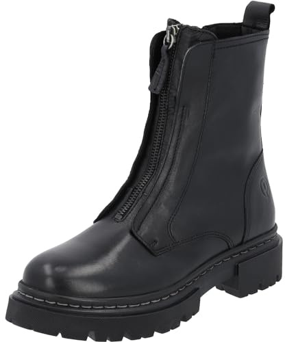 Palado Stiefeletten Damen Nidge – bequeme Boots Made in Portugal - leicht gefütterte Stiefel - moderne Ankle-Boots Schwarz UK4,5 - EU37