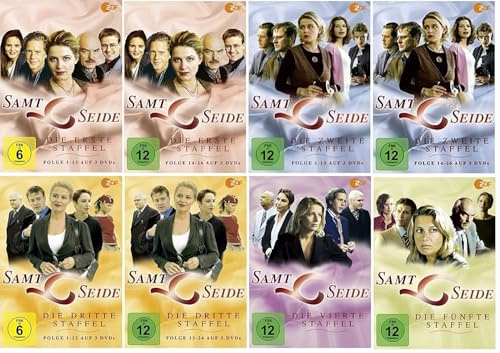 Gesamtedition SAMT UND & SEIDE - Staffel 1 + 2 + 3 + 4 + 5 - Die komplette TV-Serie 26 DVD Collection