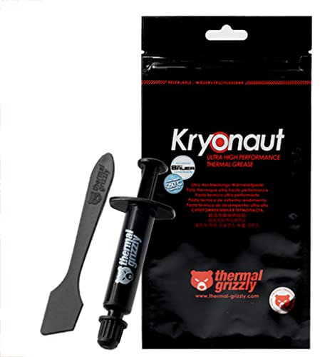 Mumuve Kit thermique composé de graisse thermique haute performance pour interface dissipateur thermique processeur CPU GPU Kryonaut Grizzly Thermal