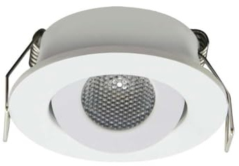 ENERGMiX LED Einbauspot Mini Spot Einbaustrahler Unterbauspot Leuchte mit Trafo in weiß Rund Ø 52 mm 1.5w Neutralweiß 4200K
