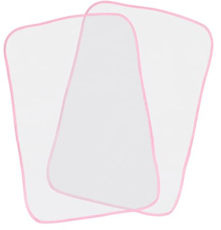 2 Stück Tragbares Bügeltuch aus Meshgewebe, Rosa, 90x40cm