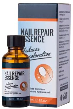 Nagelpflegelösung für durch Onychomykose beschädigte, verfärbte, brüchige Nägel, verdickende und aufhellende Nagelpflegelösung, 30 ml Gjs363 (Grey, 9.4x2.8x2.8cm)