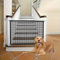 Dog Safety Gate Height Adjustable Mesh Door Separation Guard Fence for Child Pets Puppy with Telescopic Pole 28” Wide Gates Screen for Stairs Doorways Hallways Indoor Outdoor S