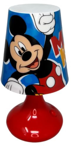 Lampada Topolino Disney luce da notte a led colorati a batteria lampada per bambini