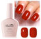 Imtiti Red Gel Nail Polish, Christmas Red Gel Polish, Long Lasting, Nail Art Manicure Salon DIY at Home for Autumn and Winter (0.34 Fl Oz)