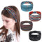 MBAIYO 4 Stück Breite Stirnbänder, Geknotetes Stirnband Für Damen Elastische Weiche Boho Haarbänder Rutschfeste Bandanas Print Haarschmuck Vintage Knot Haarband für Frauen Yoga Sport Reisen