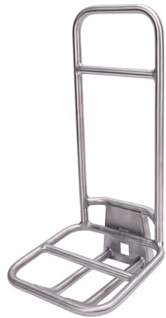 Klappes Fahrrad -Front -Rack, Titan -Frontregal für Klappbikes, Bike Frontträger Block, Frontgepäckblöcke Regal Zum Einkaufen -Reiten