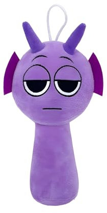 wiztex Sprunkii Kuscheltier - 20 cm YouTube Video Stuffed Animals Sprunkii Plushtier Geschenk für Kinder und Fans (Purple)