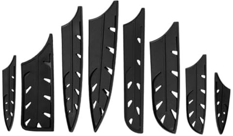 TOPPERFUN 8pièces Manchon De Coupe Pour Couteaux Protection De Lame Couvercle De Coupeur De Cuisine Lot De De Couteau Accessoire De Cuisine