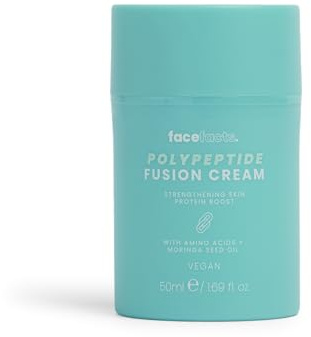 Face Facts Polypeptide Fusion Cream, Strengthening Skin Protein Boost with Amino Acids and Moringa Seed Oil, Vegan, 50ml