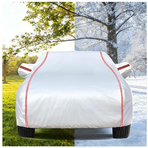 Autoabdeckung Outdoor für Skoda Fabia Combi 2021-2025，Wasserdicht Autoschutzhülle, Autoplane Garage Auto Abdeckplane mit Reißverschluss & Aufbewahrungstasche