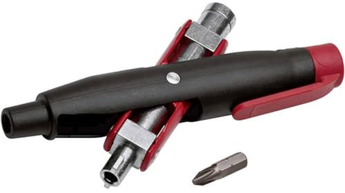 Nws 2005–4-sb SuBKey 5.092,7–10,2 cm Electro Allround Schlüssel auf DIY-Card, schwarz/rot