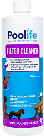 POOLIFE Filter Cleaner, 1 Qt Pool Filter Cleaning Solution