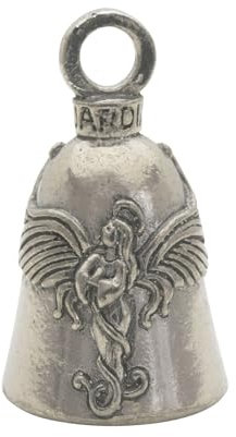 Biker Guardian Bell Angel Glücksbringer Engel Key Ring Glocke Motorrad Schutzengel