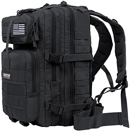 Seibertron Erwachsene Motorradrucksack Motorradbeutel Fahrradrucksack Trinkrucksack Reiserucksack Sportrucksack Outdoor Tagesrucksack im Freiensport REIT Package 37L (schwarz)