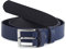 Ladeheid Kinder Gürtel Ledergürtel Mode Accessoire für Kinder Jungen Gürtel mit Schnalle 2,5 cm Breit K1D5 (Navyblau-2, 60 cm (Gesamtlänge 79 cm))