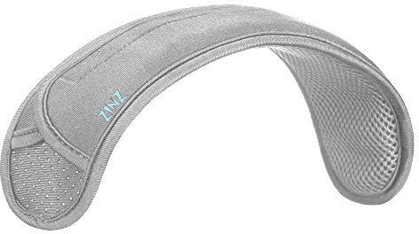 ZINZ Schulter Pad Ersatz für Taschen - Lange und Super Komfortabel - Grau