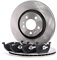 RIDEX 3405B0358 Bremsenset Vorne Belüftet 280mm - Bremsen Set mit Bremsscheiben und Bremsbeläge Satz