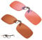 BRADDELL OPTICS Indoor FL-41 Rose & Outdoor FL-60 Brown Clip-on Blue Blocking Anti Glare Computer Reading Glasses for Migraine Light Sensitivity, Photophobia and Fluorescent LED Lighting