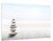 ALLboards Glas Magnettafel ZEN-STEINE 90x60cm Glasbild Memoboard aus Glas Glastafel mit Motiv Magnetwand zum Beschriften Magnetische Tafel Wanddekoration Wandbild