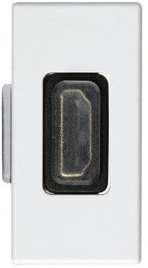 CABLEPELADO Conector HDMI v1.4 medio elemento Simon 27 Play Blanco