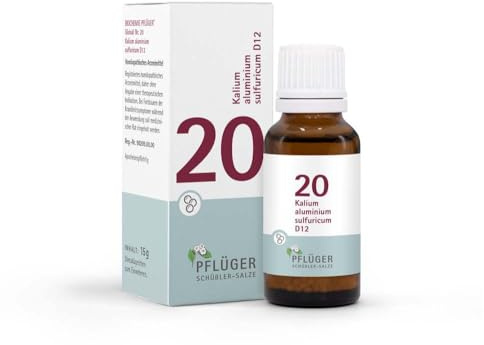 BIOCHEMIE Pflüger 20 Kalium alumin.sulfur.D 12 Gl. 15 g
