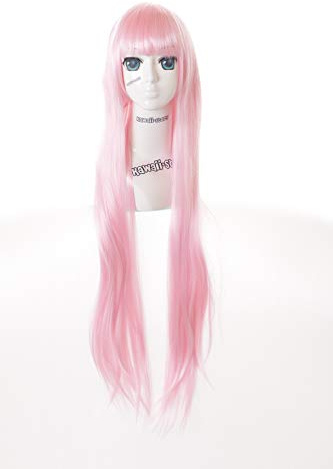 PL-454 Rosa 100cm lang für Darling in the Franxx 02 Zero Two Cosplay Perücke Wig Anime Manga