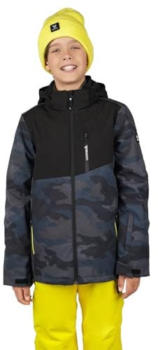 Brunotti Boy's Twinstroky-AO Boys Softshelljacket, Black, 140