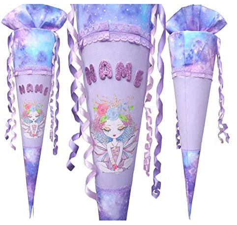 Genäht Schultüte passend zum Candy Beckmann, Fee mit Flügeln,mit Name versehen, für Mädchen, Wunschname