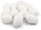 Netuno 12x Weiß Deko-Eier blanko 6 cm mit Aufhänger weiße Kunststoff-Eier Plastik Ostereier selbst gestalten Plastik- Eier zum Bemalen Beschriften Dekorieren Basteln Deko Ostern Eier zum Aufhängen