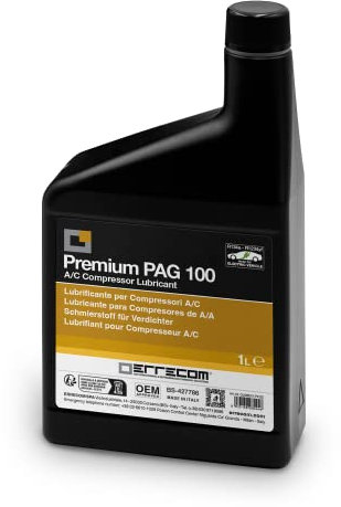 PAG 100-1 L, Lubrificante per Compressori A/C autoveicoli, Compressori Elettrici compresi, funzionanti con gas refrigerante R134a e R1234yf