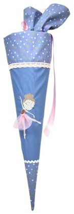 Schultüte Ballerina Stoff Zuckertüte Balett 70cm oder 85cm