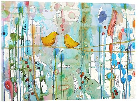 Posterlounge In jedem Herzen Acrylglasbild von Sylvie Demers 80 x 60 cm Bunt Wandbilder Wanddeko