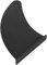 11 Zoll Schwarze Surf-SUP-Finne aus PVC mit Festem Sockel, Mittelstabilisator-Aufsatz für Longboard-Surfbrett