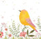 20 Servietten Tiermotive Gelber Vogel auf Wiese als Tischdeko. Papierservietten mit Motiv. Auch für Decoupage und Serviettentechnik 33x33cm