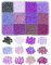 Stiesy Environ 3600 perles rondes en verre de 4 mm, 12 styles, violet lavande, kit de perles 6/0 pour la fabrication de bijoux, les loisirs créatifs