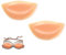 1Pair Silicone Breasts Insert, Chicken Fillet Bra Inserts Bra Pads Breast Enhancers Push Up Booster Pads Bra Fillers Gel Bra Pads Breast Forms Fit Most Cup Sizes for Bikini Swimsuit Daily (Flesh)