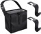 CWPFVQA 1 bolsa de basura para coche y 2 ganchos para coche, bolsa de basura multifuncional para coche, cubo de basura plegable para coche, bolsa de almacenamiento para coche