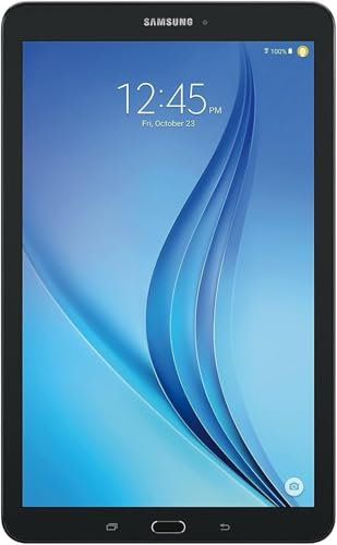 Samsung 2015 Tab E (9,6-Pouces, Wi-FI, 16 Go) Noir Métallisé (Marque Verizon) (Reconditionné)