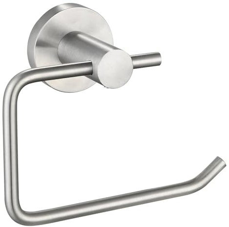 Katezon Toilettenpapierhalter, Hochwertiger Rostfreier Toilettenpapierhalter aus Edelstahl 304 zur Wandmontage Für Badezimmer, Küche, Waschraum (Gebürstetes Nickel)