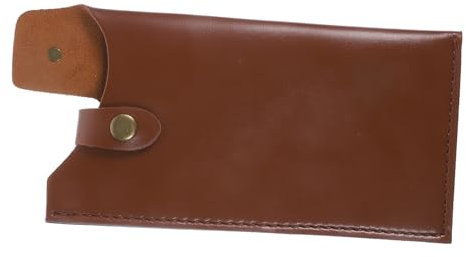 TOPBATHY Sheath Protective Cover for Kitchen Cleaver, Artificial Leather Cutter Sleeve with Belt Loop, Sturdy Pu Leather Case and Camping Use