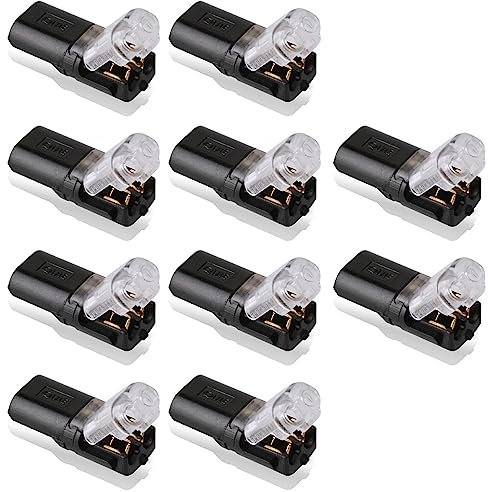XFUYI 10 Piezas Tipo H 12 V Conector de Cable de Alambre Conector eléctrico terminales de conexión de Prensa sin Soldadura Abrazadera