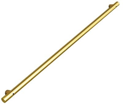 YERUNGT Treppengeländer, Wandmontage Treppe Hand Geländer, Rutschfester Treppengeländer Innen, Metall Handlauf Treppe für Villen Balkone Flure Wohnungen, Drinnen und Draußen(Gold,50cm)