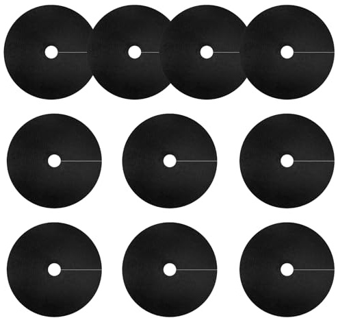 10 Stück 32cm Unkrautschutzmatte, Baummulchring Baumschutzmatte 32cm, Baumschutz Unkrautmatten, Rund Pflanzenschutzmatte, Nicht Gewebt Baumschutzmatte, Mulch Ring Mulchplatte für Unkraut Kontrolle
