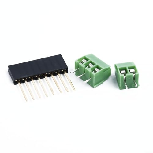 Yuanpgky Für Arduino für MEGA-2560 R3 Schraubklemmenblock-Schild-Board-Kit – FR-4 PCB, 84-poliges Schraubklemmenmodul (3,5 mm Rastermaß), 26–16 AWG Drahtbereich, unmontiert, DIY
